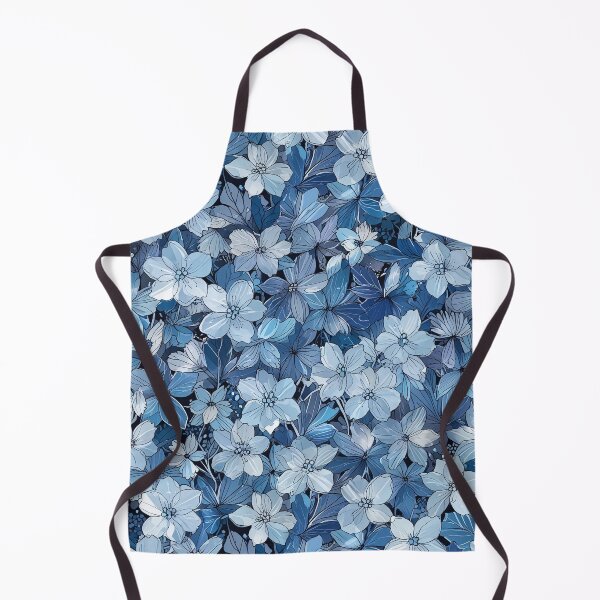 Item preview, Blue Floral Pattern designed and sold by CoolPixels.