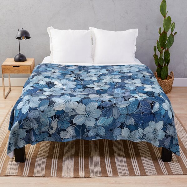 Item preview, Blue Floral Pattern designed and sold by CoolPixels.