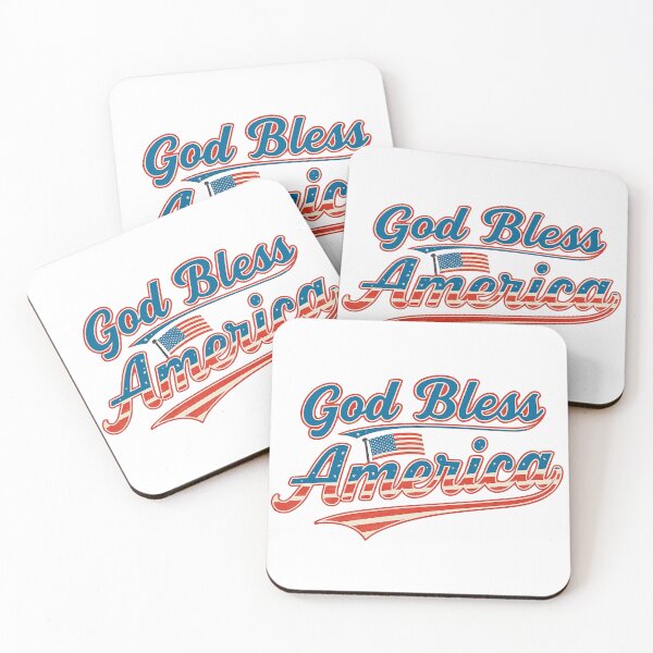 Item preview, God Bless America Baseball Design designed and sold by MyMagaSwag.
