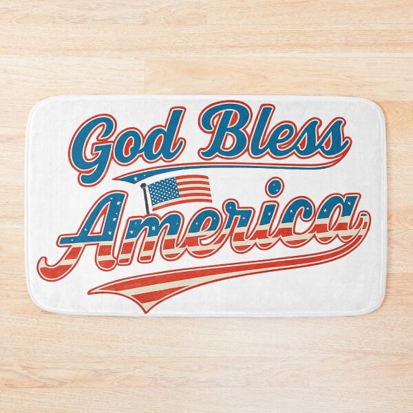Item preview, God Bless America Baseball Design designed and sold by MyMagaSwag.