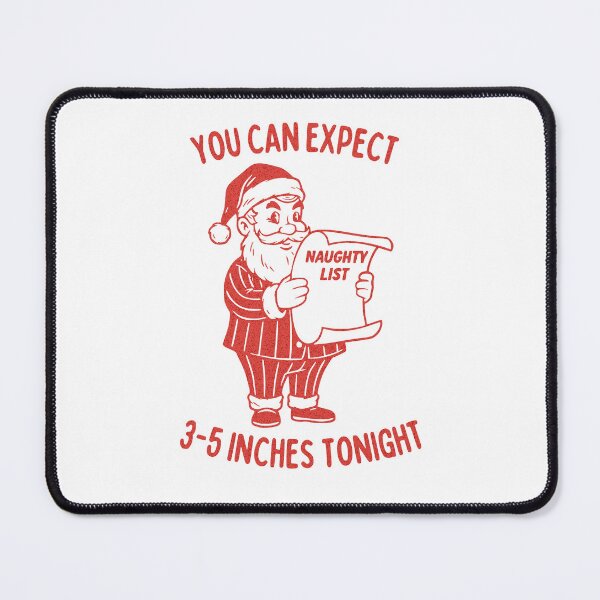 Item preview, Dirty Joke Retro Style Naughty Santa Christmas designed and sold by TackyTime.