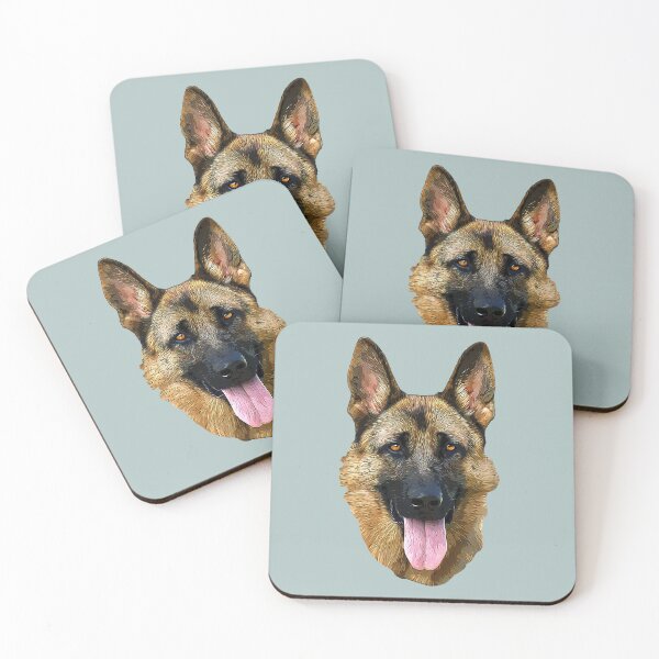 Item preview, German Shepherd Head Tilt designed and sold by ElegantCat.