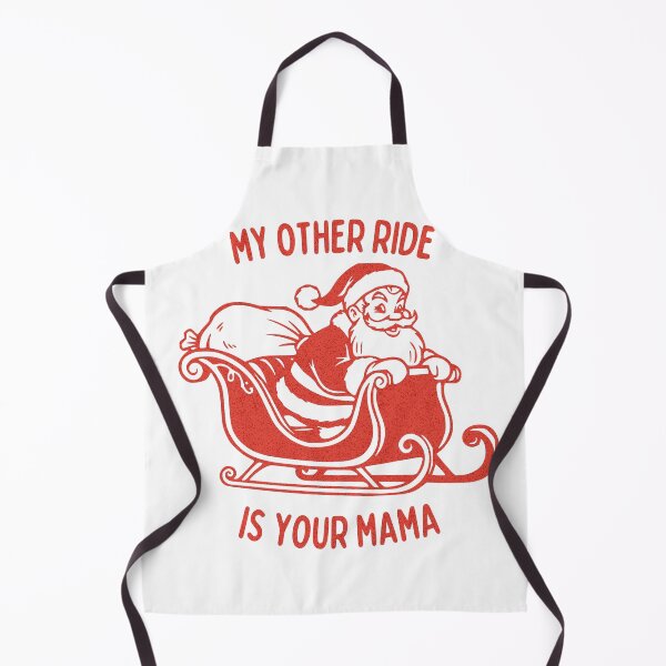 Item preview, Yo Mama Joke Retro Style Naughty Santa Christmas designed and sold by TackyTime.