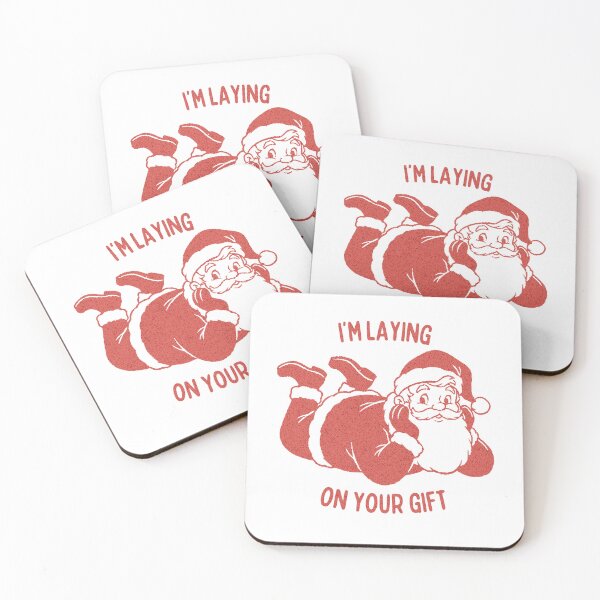 Item preview, Dirty Gift Retro Style Naughty Santa Christmas designed and sold by TackyTime.