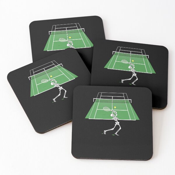 Item preview, Funny Halloween Skeleton playing Tennis designed and sold by JulienAureo.