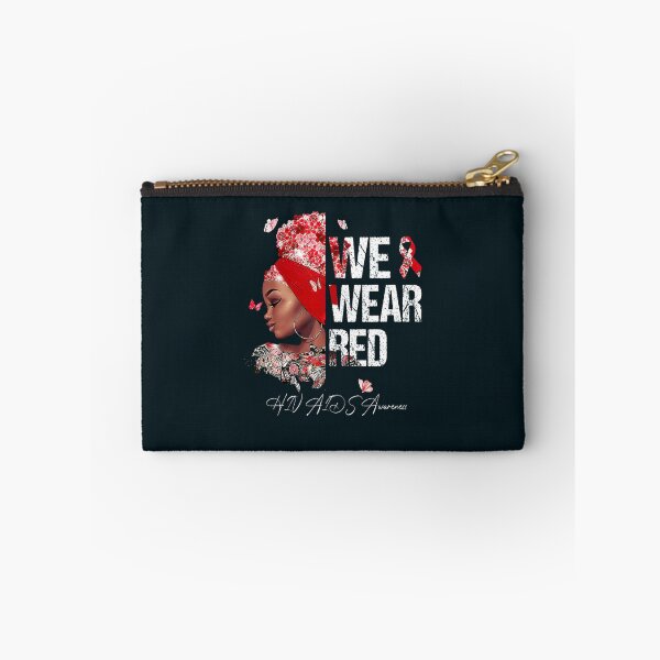 Item preview, Black Women We Wear Red HIV AIDS Awareness designed and sold by LooseThreades.