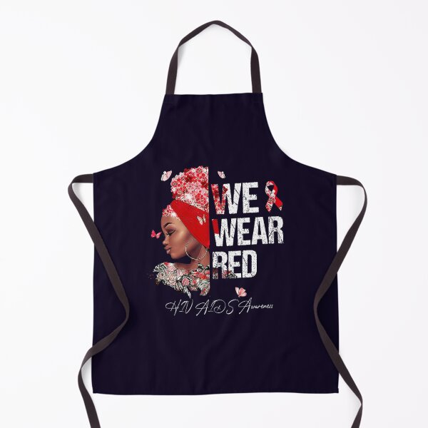 Item preview, Black Women We Wear Red HIV AIDS Awareness designed and sold by LooseThreades.
