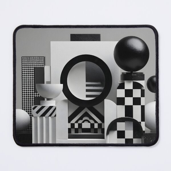 Item preview, Bauhaus Inspired Wall Print – Monochrome Artwork for Interior Design designed and sold by AutoPopStudio.