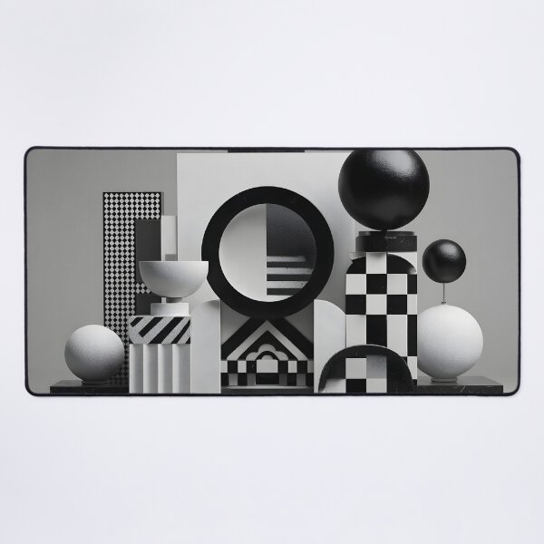 Item preview, Bauhaus Inspired Wall Print – Monochrome Artwork for Interior Design designed and sold by AutoPopStudio.