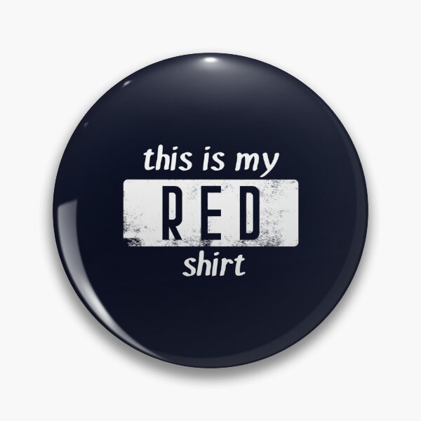 Item preview, Funny Distressed This Is My Red Shirt Gear designed and sold by LooseThreades.