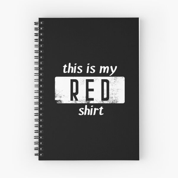 Item preview, Funny Distressed This Is My Red Shirt Gear designed and sold by LooseThreades.