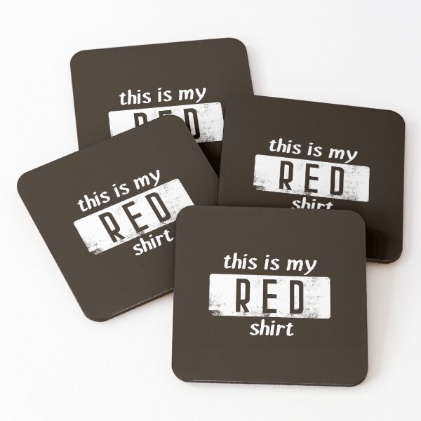 Item preview, Funny Distressed This Is My Red Shirt Gear designed and sold by LooseThreades.