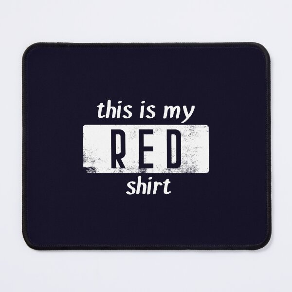 Item preview, Funny Distressed This Is My Red Shirt Gear designed and sold by LooseThreades.
