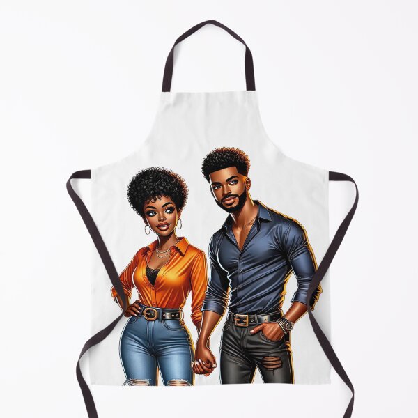 Item preview, Elegant Black Couple Romance Art designed and sold by Lulunza.