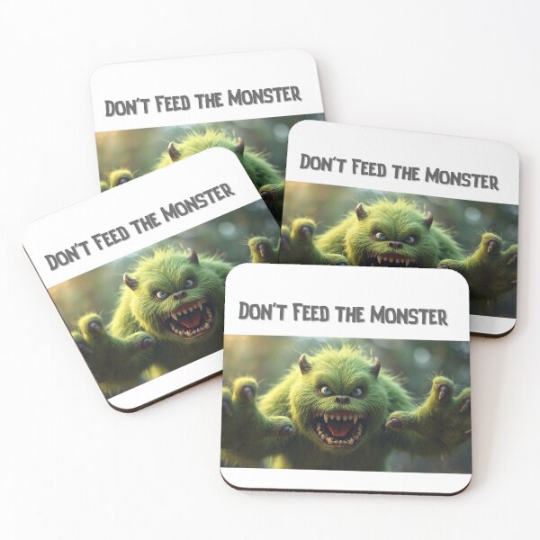 Item preview, Don’t Feed The Monster (Anxiety) designed and sold by KiwiHola.