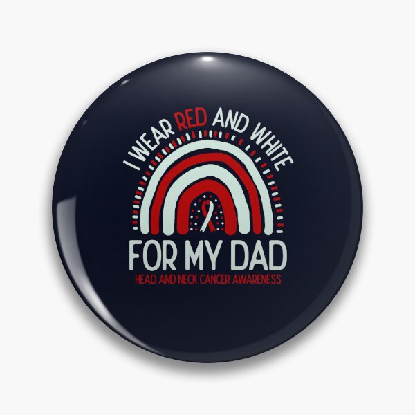 Item preview, Head and neck cancer Awareness I Wear Red For My Dad designed and sold by LooseThreades.