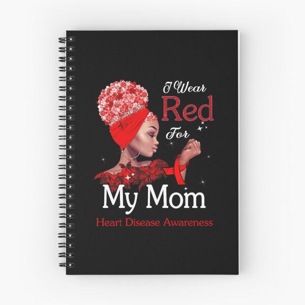 Item preview, Heart Disease Awareness Black Girl I Wear Red For My Mom designed and sold by LooseThreades.