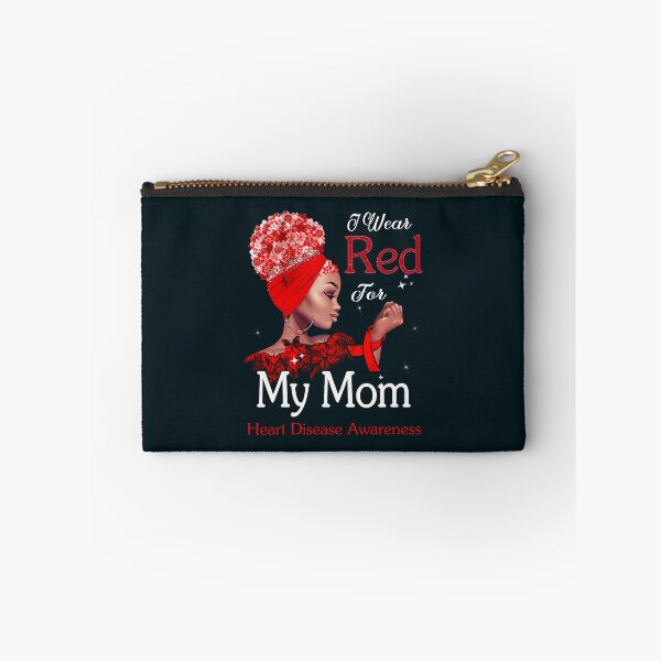 Item preview, Heart Disease Awareness Black Girl I Wear Red For My Mom designed and sold by LooseThreades.