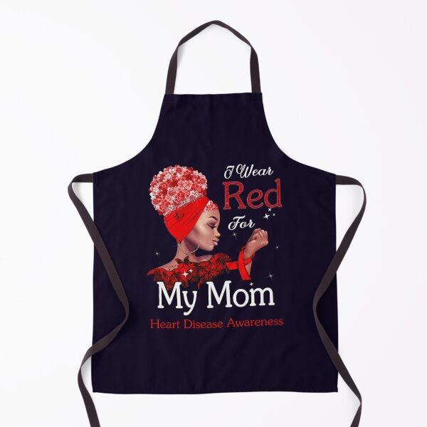 Item preview, Heart Disease Awareness Black Girl I Wear Red For My Mom designed and sold by LooseThreades.