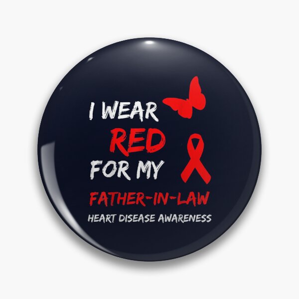 Item preview, Heart Disease I Wear Red For My Father In Law Ribbon Oversized  designed and sold by LooseThreades.