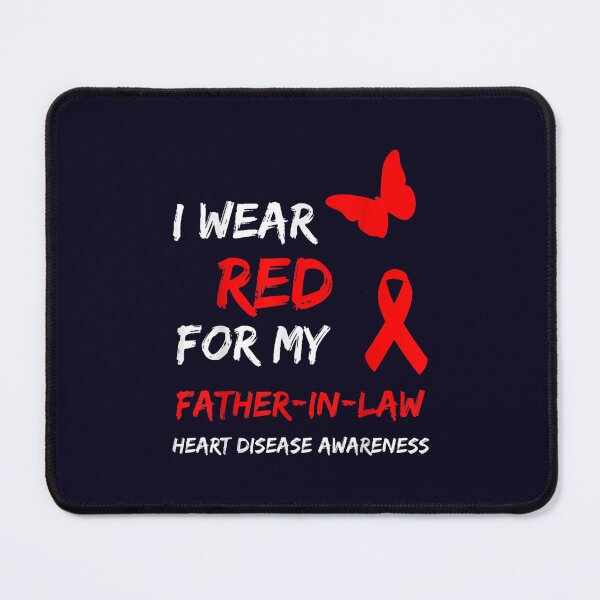 Item preview, Heart Disease I Wear Red For My Father In Law Ribbon Oversized designed and sold by LooseThreades.