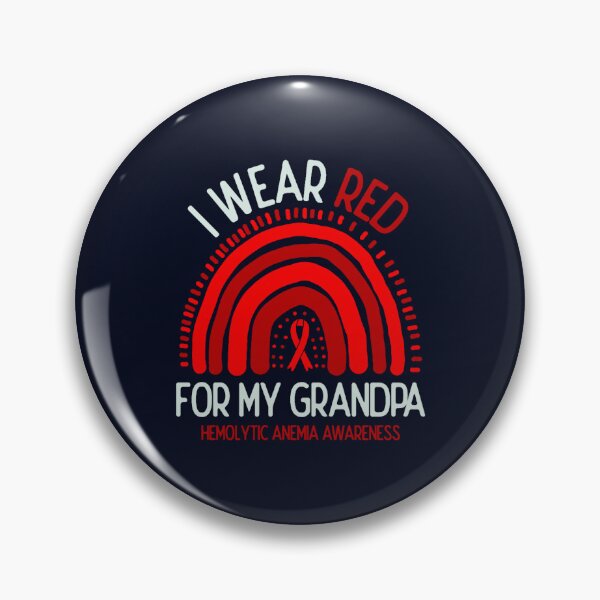Item preview, Hemolytic Anemia Awareness I Wear Red For My grandpa Premium  designed and sold by LooseThreades.