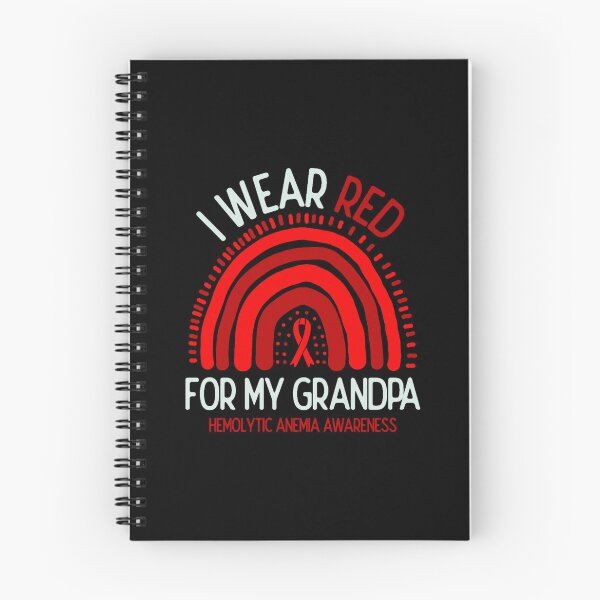Item preview, Hemolytic Anemia Awareness I Wear Red For My grandpa Premium  designed and sold by LooseThreades.