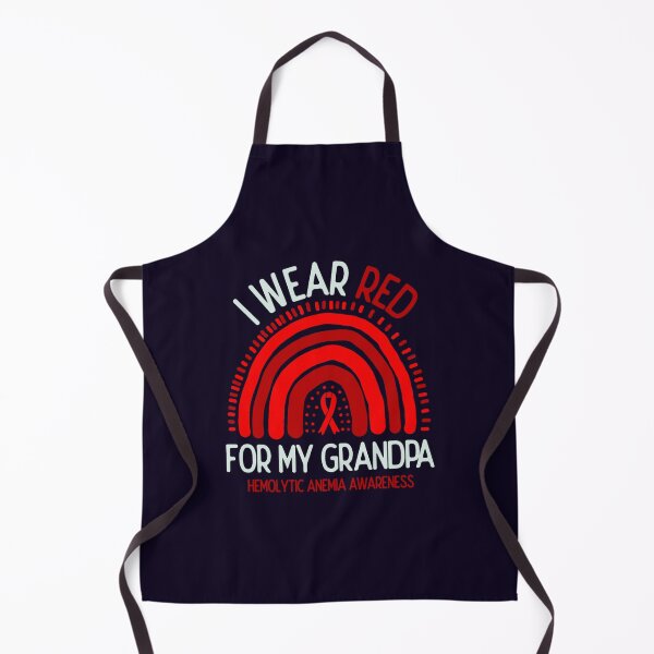 Item preview, Hemolytic Anemia Awareness I Wear Red For My grandpa Premium  designed and sold by LooseThreades.
