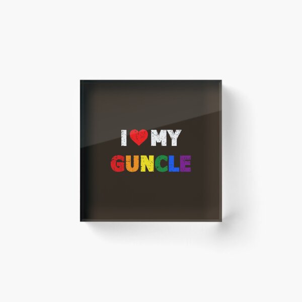 Item preview, I Love My Guncle I Heart My Gay Uncle designed and sold by LooseThreades.