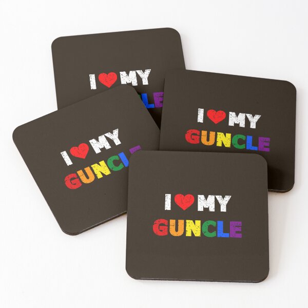 Item preview, I Love My Guncle I Heart My Gay Uncle designed and sold by LooseThreades.