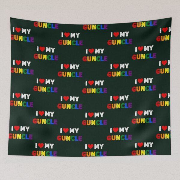 Item preview, I Love My Guncle I Heart My Gay Uncle designed and sold by LooseThreades.