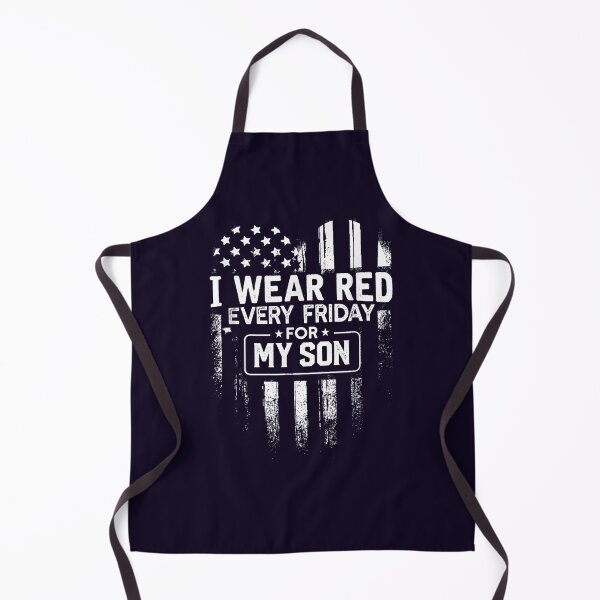 Item preview, I Wear Red Every Friday For My Son Mom Dad Tee designed and sold by LooseThreades.