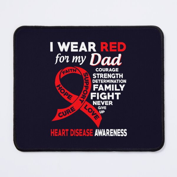 Item preview, I Wear REd for My Dad Heart Disease Awareness designed and sold by LooseThreades.