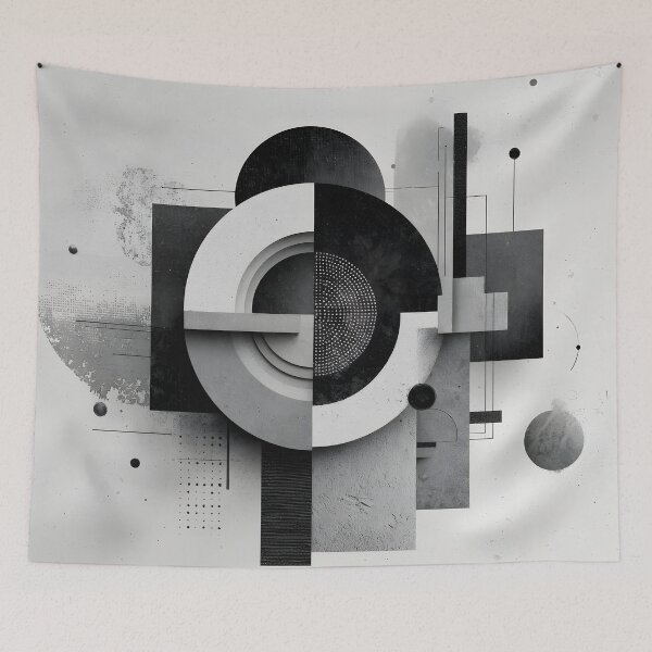 Item preview, Bauhaus Inspired Black and White Print – Ideal for Architect Offices designed and sold by AutoPopStudio.