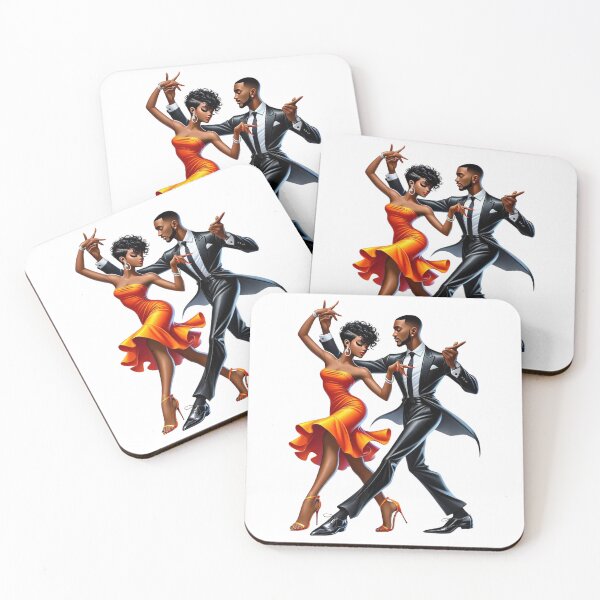 Item preview, Elegant Black Couple Dancing designed and sold by Lulunza.