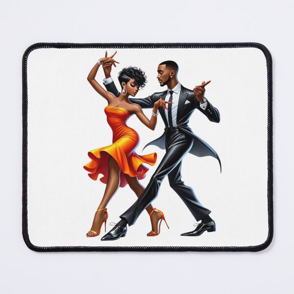Item preview, Elegant Black Couple Dancing designed and sold by Lulunza.