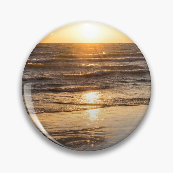 Item preview, Spilled Gold Sunset Over the Ocean Waves designed and sold by Georgia Mizuleva.