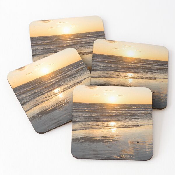 Item preview, Spilled Gold Sunset Over the Ocean Waves designed and sold by Georgia Mizuleva.
