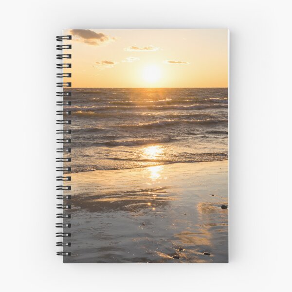 Item preview, Spilled Gold Sunset Over the Ocean Waves designed and sold by Georgia Mizuleva.