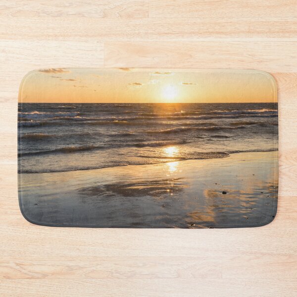 Item preview, Spilled Gold Sunset Over the Ocean Waves designed and sold by Georgia Mizuleva.