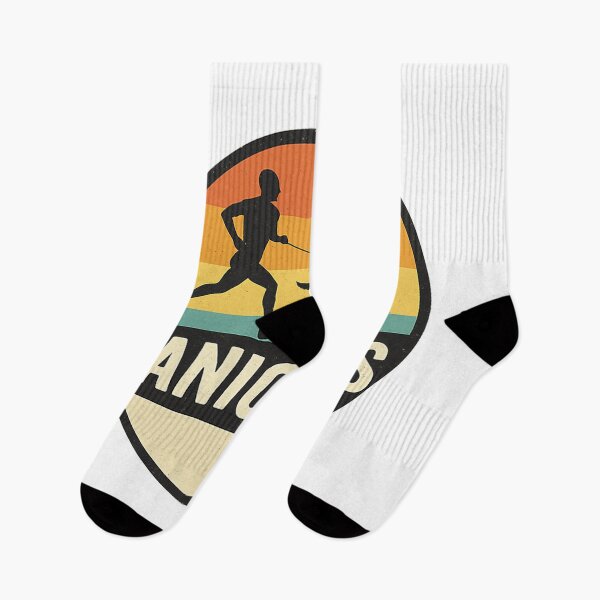 Item preview, Canicross  Retro Vintage Logo With Runner And Dog Silhouette designed and sold by Claudineaelchi.