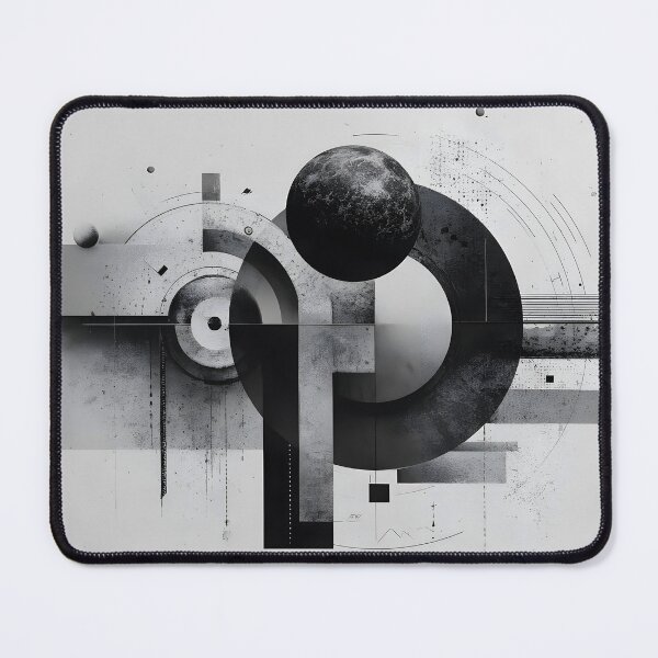 Item preview, Bauhaus Inspired Print – Black White Art for Scandinavian Interiors designed and sold by AutoPopStudio.