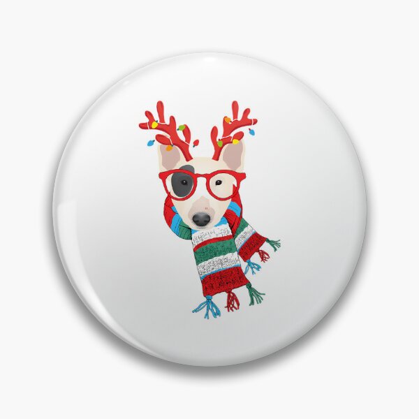 Item preview, Bull Terrier Xmas Holidays Reindeer Christmas Lights Oversized  designed and sold by TaylorSalee.