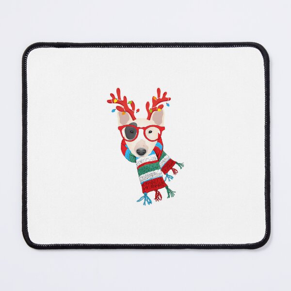 Item preview, Bull Terrier Xmas Holidays Reindeer Christmas Lights Oversized  designed and sold by TaylorSalee.