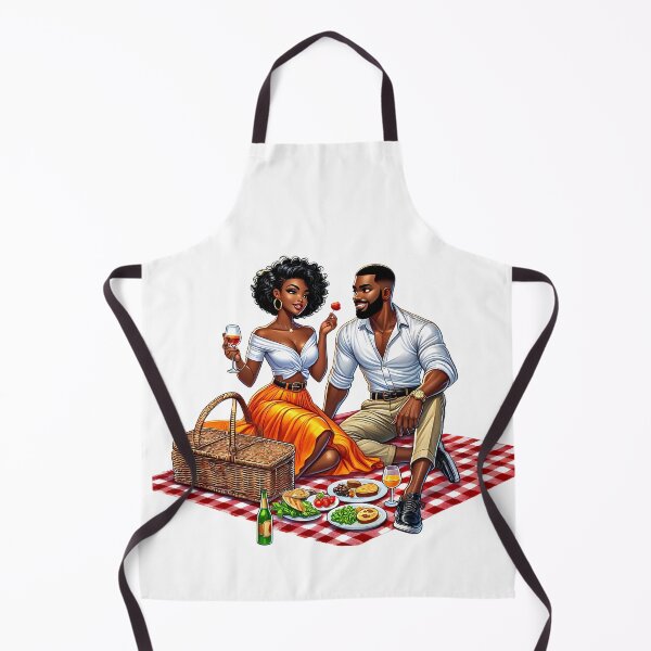 Item preview, Romantic Picnic Date Couple Illustration designed and sold by Lulunza.
