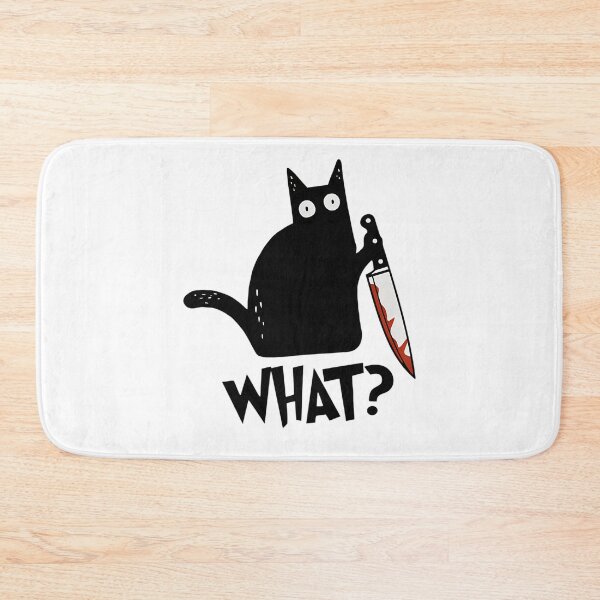 Item preview, Cat What Murderous Black Cat With Knife Gift Premium  designed and sold by TaylorSalee.