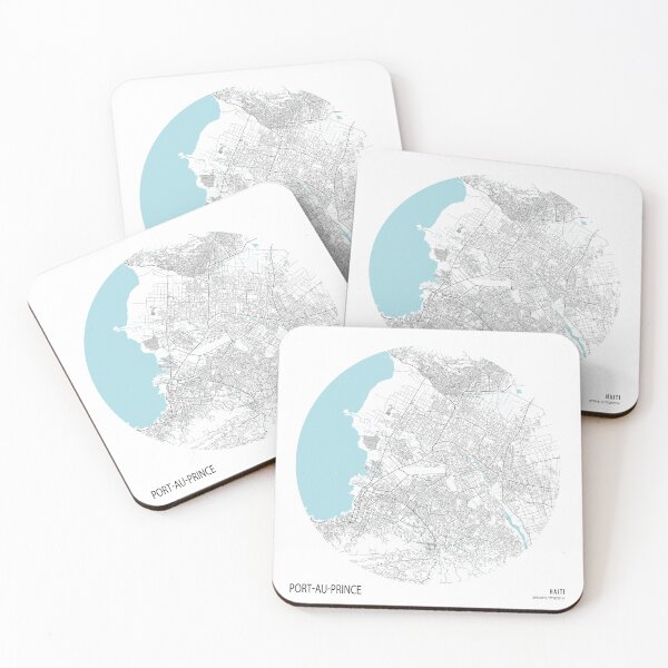 Item preview, Port-au-Prince City Map of Haiti - Circle designed and sold by deMAP.