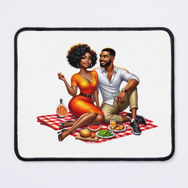 Item preview, Afrocentric Love Picnic Artwork designed and sold by Lulunza.