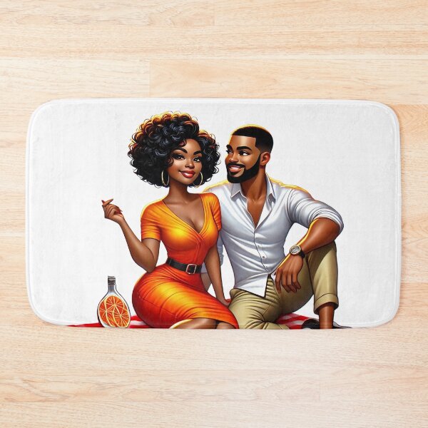 Item preview, Afrocentric Love Picnic Artwork designed and sold by Lulunza.