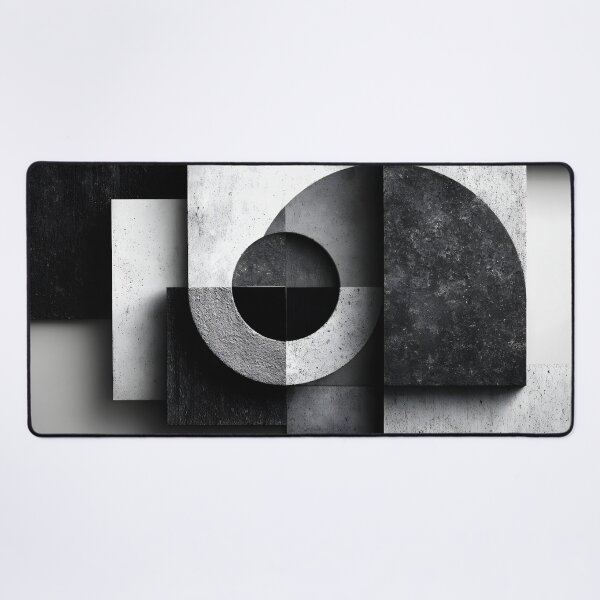 Item preview, Bauhaus Inspired Black and White Poster – Contemporary Office Decor designed and sold by AutoPopStudio.